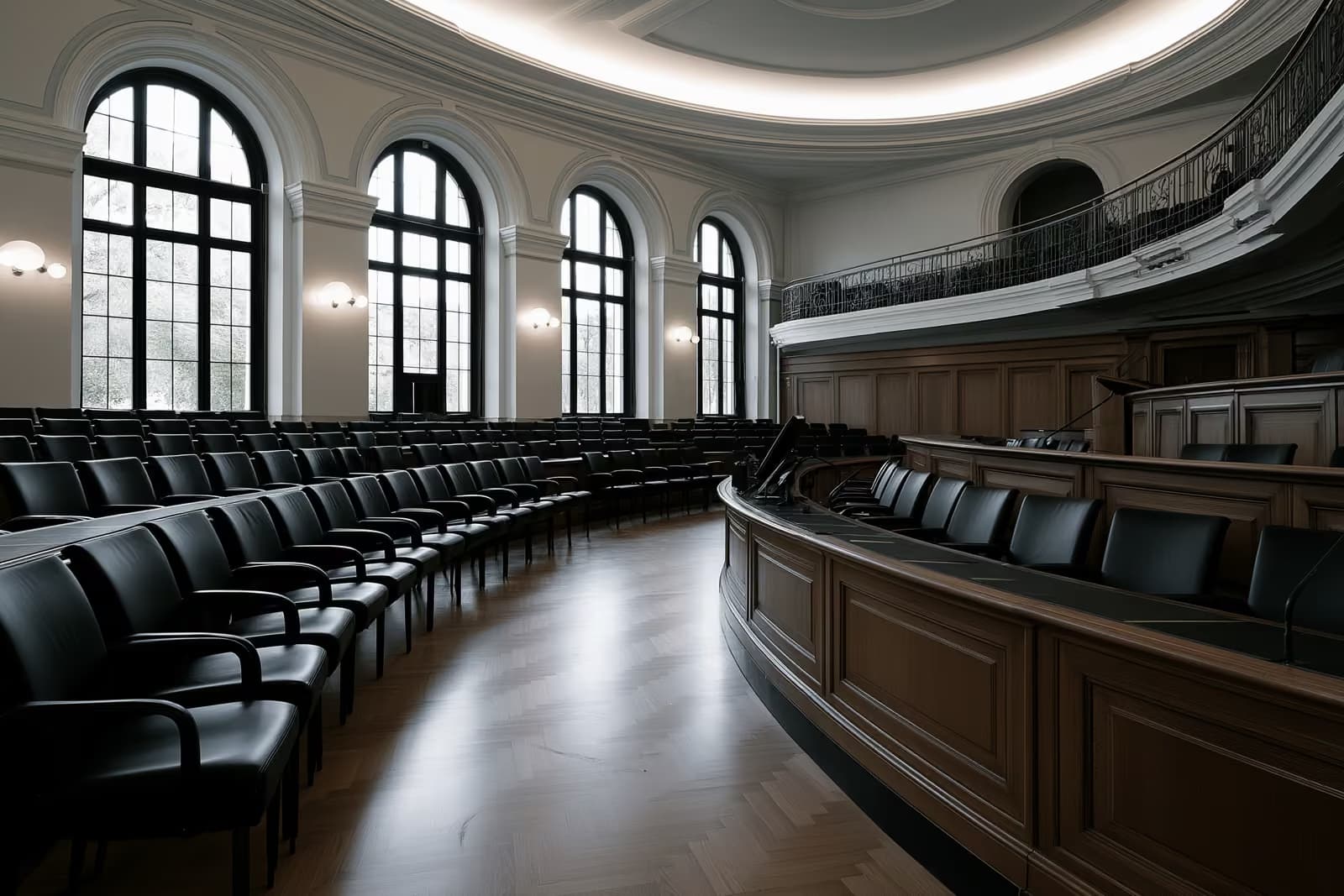 A berlini Bundesrat épületének külseje tiszta nyári égbolt alatt.