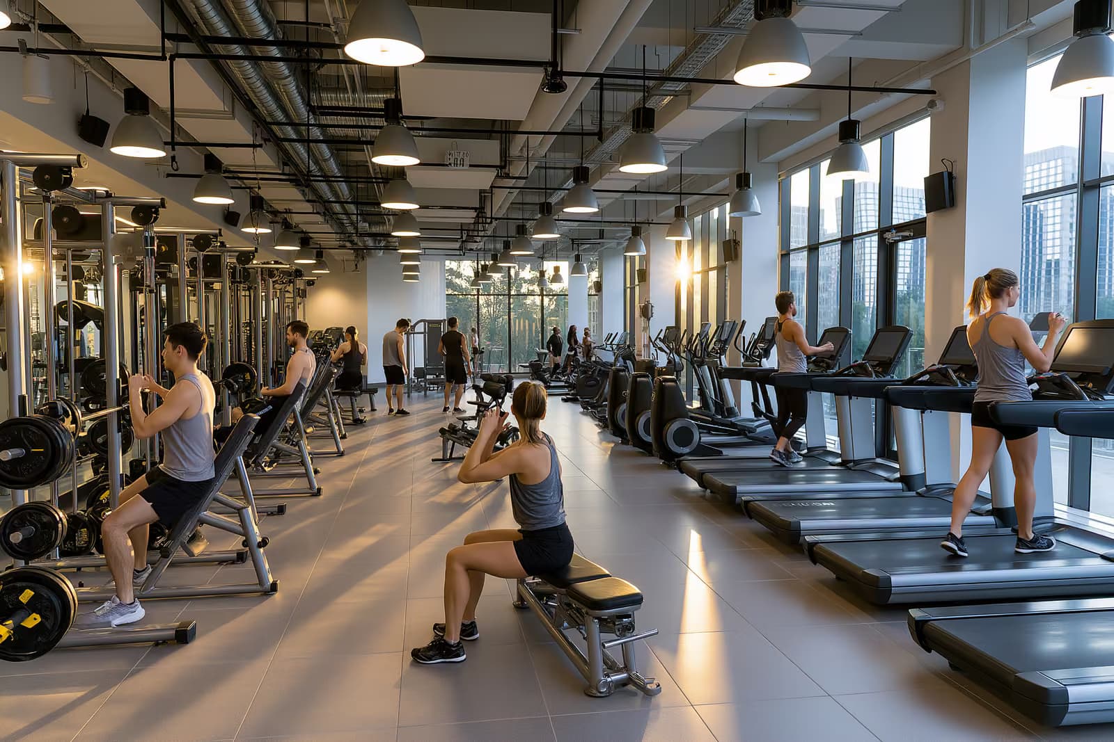 Fitneszközpontok és edzőtermek