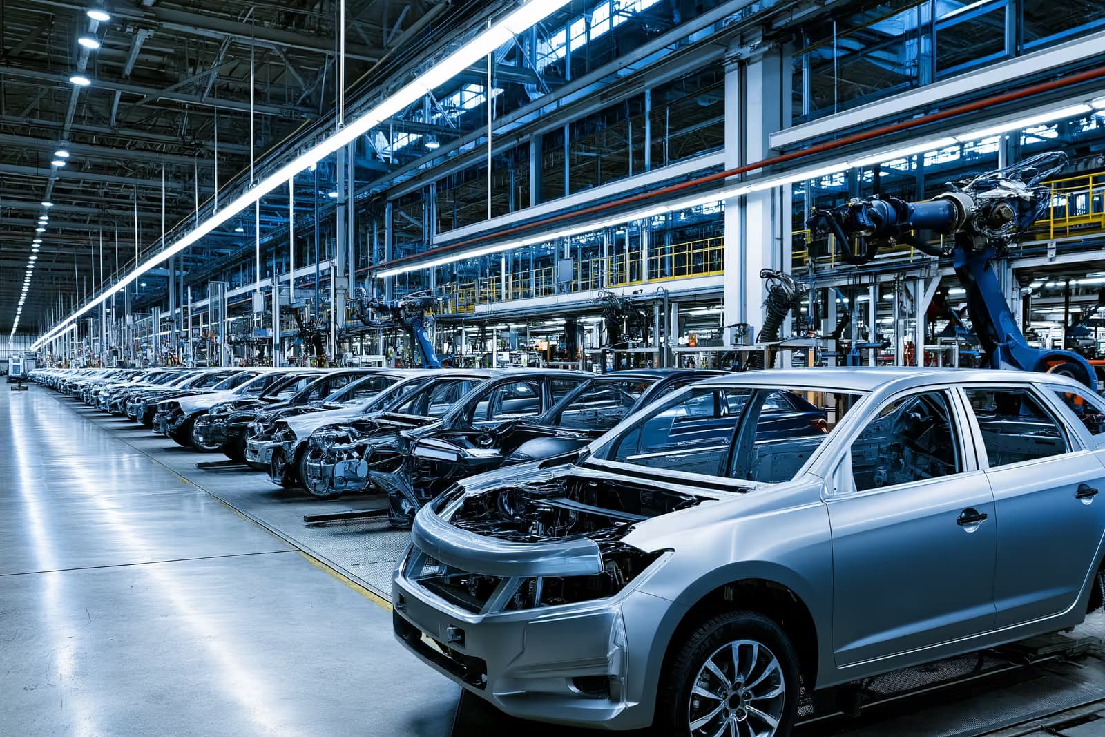 A Volkswagen logója a cég wolfsburgi székházának homlokzatán, Németországban.